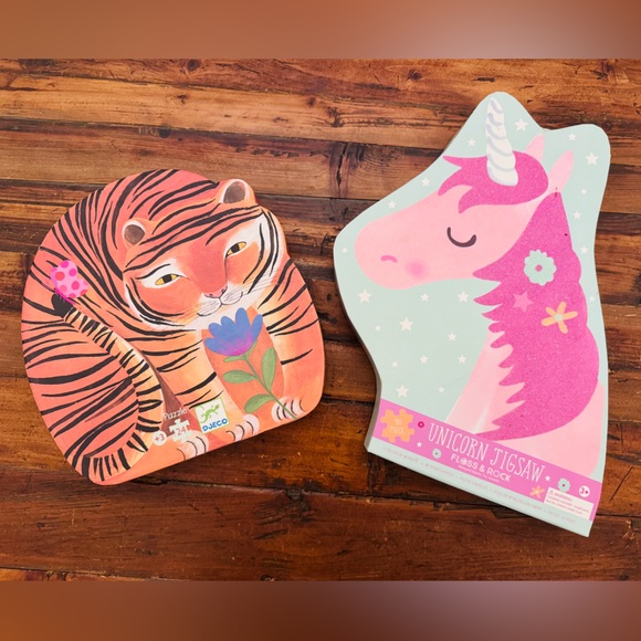 Bundle of Tiger and Unicorn Puzzles 🐅🦄 - Picture 1 of 11